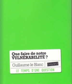 QUE FAIRE DE NOTRE VULNERABILITE ?