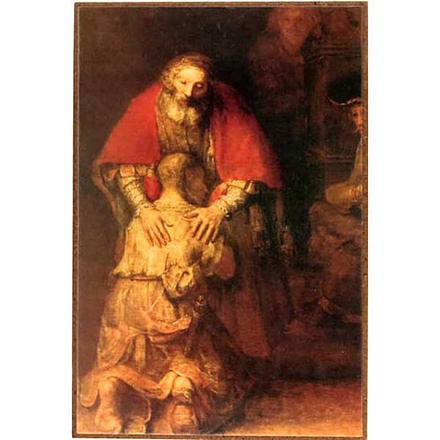 ICONE LES FILS PRODIGUE - REMBRANDT