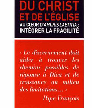 INTEGRER LA FRAGILITE DANS LA JOIE DU CHRIST ET DE L EGLISE