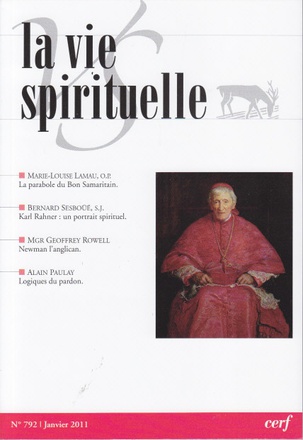 LA VIE SPIRITUELLE N 792