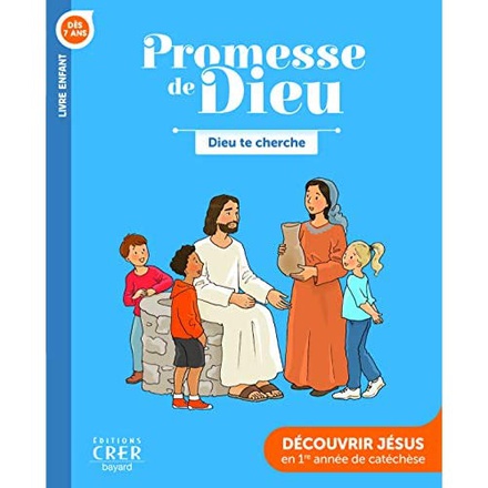PROMESSE DE DIEU - DIEU TE CHERCHE . ENFANT - BLEU