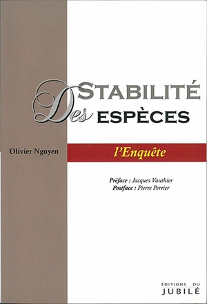 STABILITE DES ESPECES ENQUETE INTERDISCIPLINAIRE