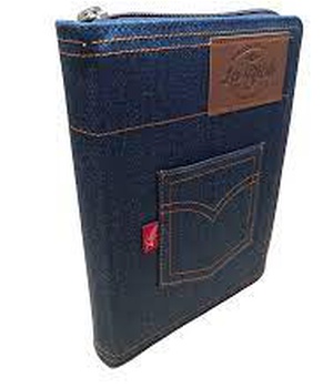 BIBLE DU SEMEUR 2015, JEANS, AVEC FERMETURE A GLISSIERE