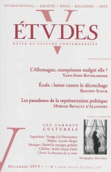 ETUDES DECEMBRE 2013