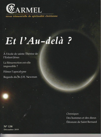 REVUE DU CARMEL NUMERO 138 ET L'AU-DELA ?