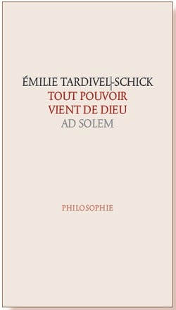 TOUT POUVOIR VIENT DE DIEU - UN PARADOXE CHRETIEN