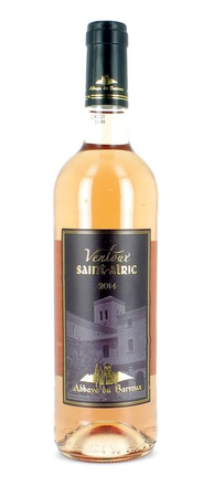 VENTOUX SAINT-HILAIRE VIN ROSE AOP ISSU DE VIGNES CULTIVEES PAR LES MOINES. 75 CL NDSP