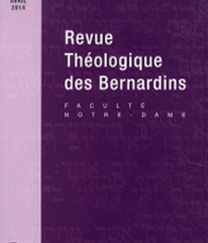 REVUE THEOLOGIQUE DES BERNARDINS N10