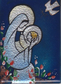 EMAIL VIERGE ASSISE 7X10 CM L267