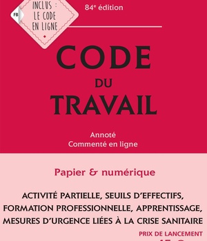 CODE DU TRAVAIL 2020-2021, ANNOTE ET COMMENTE EN LIGNE - 84E ED.