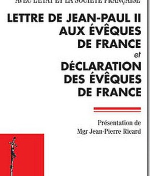 LES RELATIONS DE L'EGLISE CATHOLIQUE AVEC L'ETAT ET LA SOCIETE FRANCAISE 1905-2005