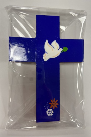 CROIX BOIS PEINT LA ESPERANZA