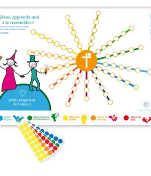 AFFICHE CAREME 3 ANS ET + - JESUS, APPRENDS MOI A TE RESSEMBLER