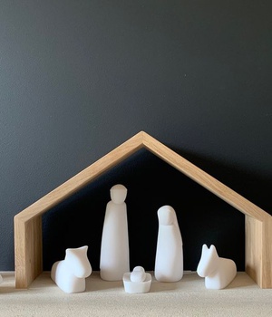 CRECHE EMANY COMPLETE 12 PERSONNAGES ET ETABLE