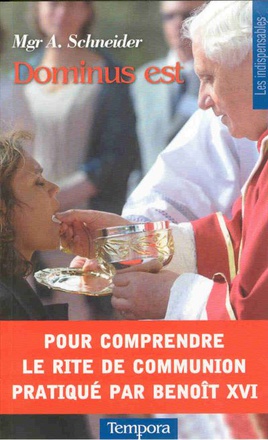 DOMINUS EST - POUR COMPRENDRE LE RITE DE COMMUNION PRATIQUE PAR BENOIT XVI