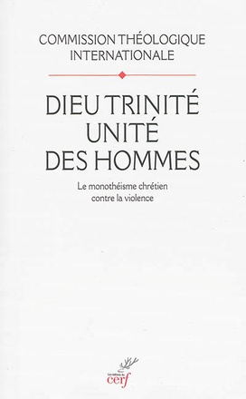 DIEU TRINITE, UNITE DES HOMMES