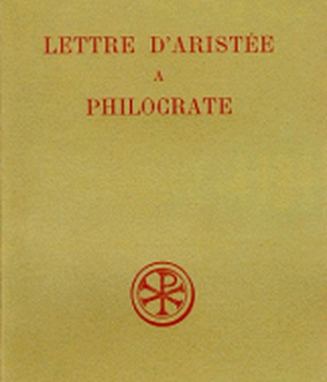 SC 89 LETTRE D'ARISTEE A PHILOCRATE
