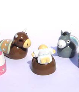 LOT NATIVITE ( JESUS MARIE JOSEPH ANE ET BOEUF ) CRECHE TOURNEE 2 - NDSP