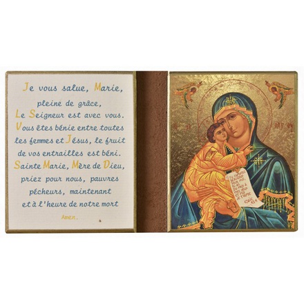 NOTRE DAME DU BEL AMOUR - DIPTYQUE 11X18 CM - 140.F4