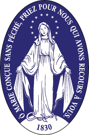 AUTOCOLLANT MEDAILLE MIRACULEUSE - DE PAREBRISE