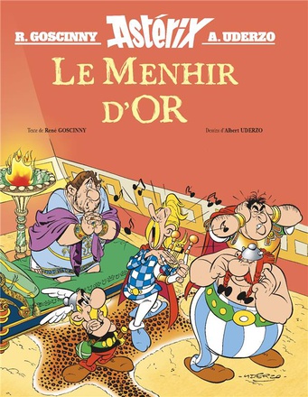 ASTERIX - ALBUM ILLUSTRE - LE MENHIR D'OR (HORS COLLECTION) - HORS COLLECTION - ALBUM ILLUSTRE