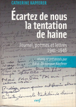 ECARTEZ DE NOUS LA TENTATION DE HAINE