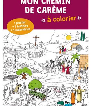 MON CHEMIN DE CAREME - A COLORIER