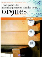 CHANTS NOTES DE L ASSEMBLEE CD ROM L INTEGRALITE DES ACCOMPAGNEMENTS SIMPLES POUR ORGUE