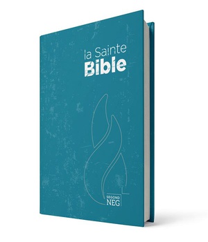 BIBLE SEGOND NEG COMPACTE - COUVERTURE RIGIDE IMPRIMEE BLEUE