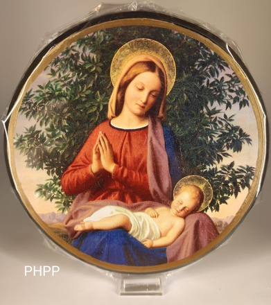 ICONE JESUS ENDORMI - DIMAMETRE 11,5 CM