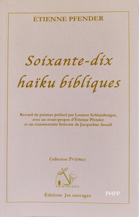 SOIXANTE DIX HAIKU BIBLIQUES NDSP