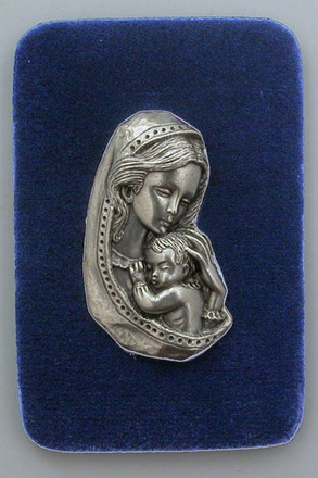 TABLEAU VIERGE ENFANT - METAL SUR VELOURS BLEU SILE
