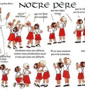 NOTRE PERE TUTOIEMENT (A L'UNITE) CARTE POSTALE