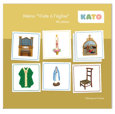 JEU MEMO KATO "VISITE A L'EGLISE" - JEU DE 48 PIECES