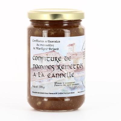 CONFITURE POMMES REINETTES A LA CANNELLE, POT DE 370 G