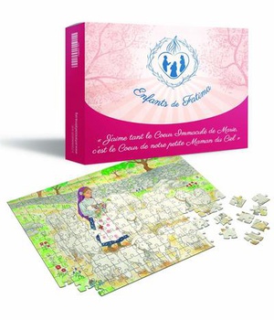 JACINTHE, PASTOURELLE DE MARIE - PUZZLE 64 PIECES + FEUILLE MODELE
