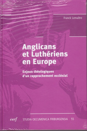 ANGLICANS ET LUTHERIENS EN EUROPE