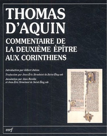 COMMENTAIRE DE LA DEUXIEME EPITRE AUX CORINTHIENS