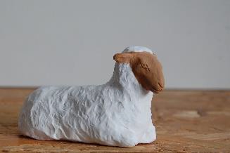 MOUTON 7.5 CM DE LONG CRECHE NUIT DE LUMIERE