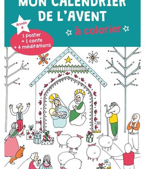 MON CALENDRIER DE L AVENT A COLORIER - ANNEE B