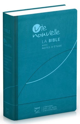 BIBLE D'ETUDE VIE NOUVELLE, SEGOND 21 - COUVERTURE SOUPLE VIVELLA BLEUE