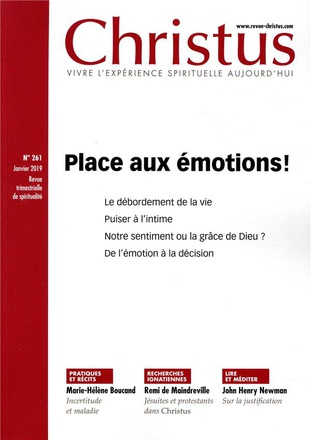 CHRISTUS 261 - JANVIER - LES EMOTIONS DANS LA VIE SPIRITUELLE
