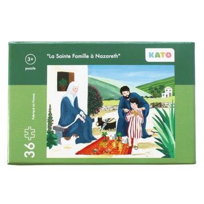 PUZZLE KATO "LA SAINTE FAMILLE A NAZARETH" - PUZZLE DE 36 PIECES, DIMENSIONS 29X21CM
