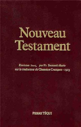 NOUVEAU TESTAMENT - CRAMPON 1923 - 2023