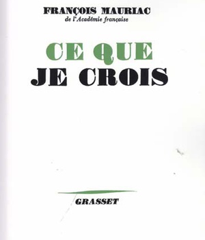 CE QUE JE CROIS