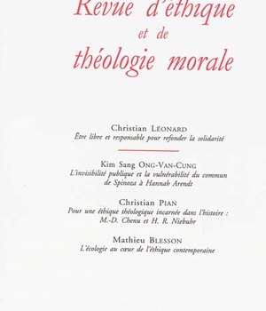 REVUE D'ETHIQUE ET DE THEOLOGIE MORALE 275
