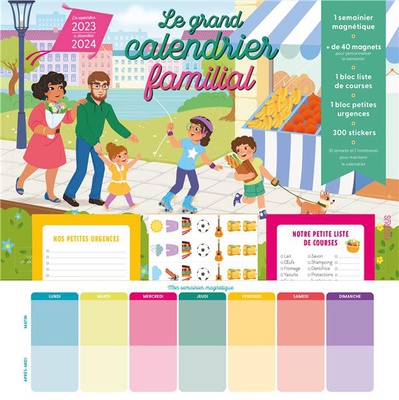 LE GRAND CALENDRIER FAMILIAL 2023-2024