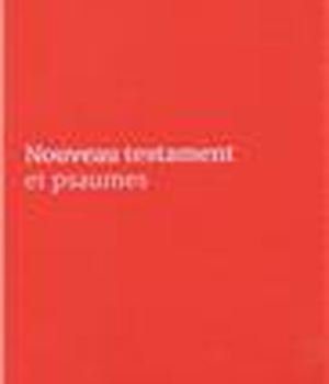 NOUVEAU TESTAMENT ET PSAUMES - COUVERTURE VINYLE ROSE