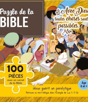 PUZZLE JESUS GUERIT UN PARALYTIQUE