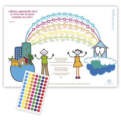 AFFICHE CAREME 7 ANS ET + - JESUS, APPRENDS-MOI A VIVRE SUR LA TERRE COMME AU CIEL